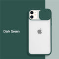 Vogueen For iPhone 11Pro Max / Dark Green Camera Lens Protection iPhone Case