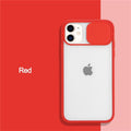 Vogueen For iPhone 11Pro Max / Red Camera Lens Protection iPhone Case