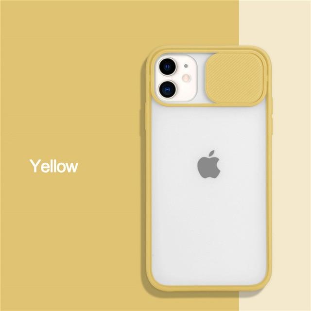 Vogueen For iPhone 11Pro Max / Yellow Camera Lens Protection iPhone Case