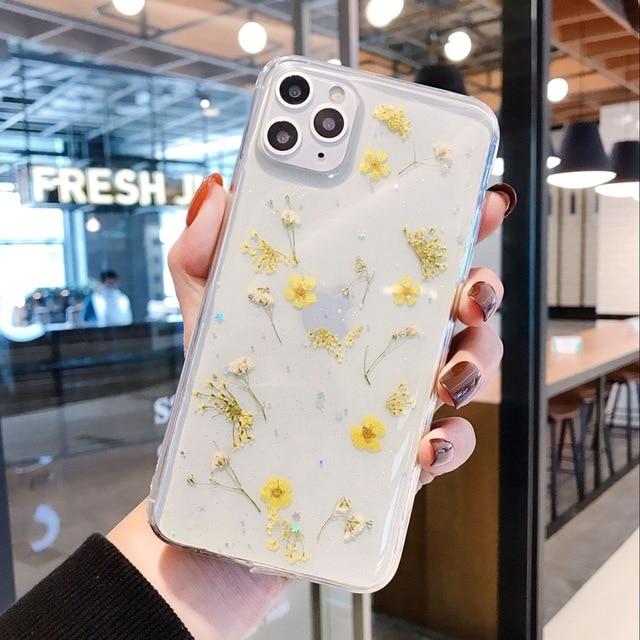 Real Dried Flowers iPhone Case – Vogueen