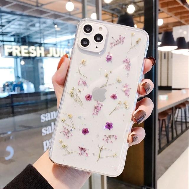 Real Dried Flowers iPhone Case – Vogueen
