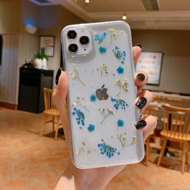 Real Dried Flowers iPhone Case – Vogueen