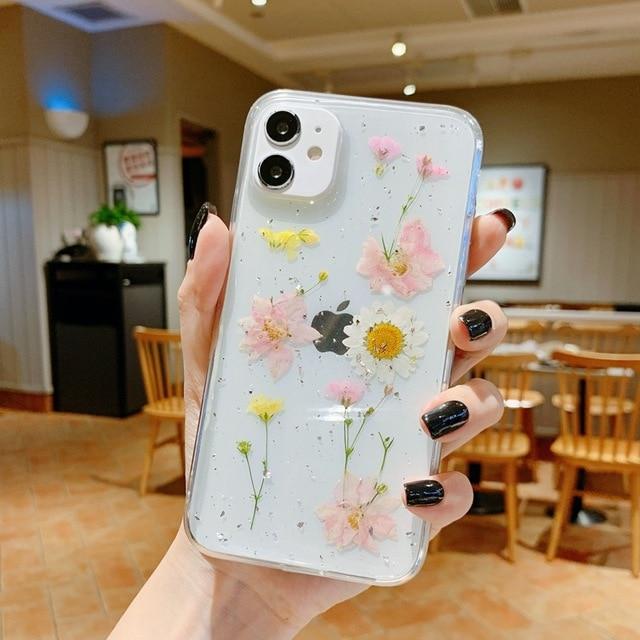 Real Dried Flowers iPhone Case – Vogueen