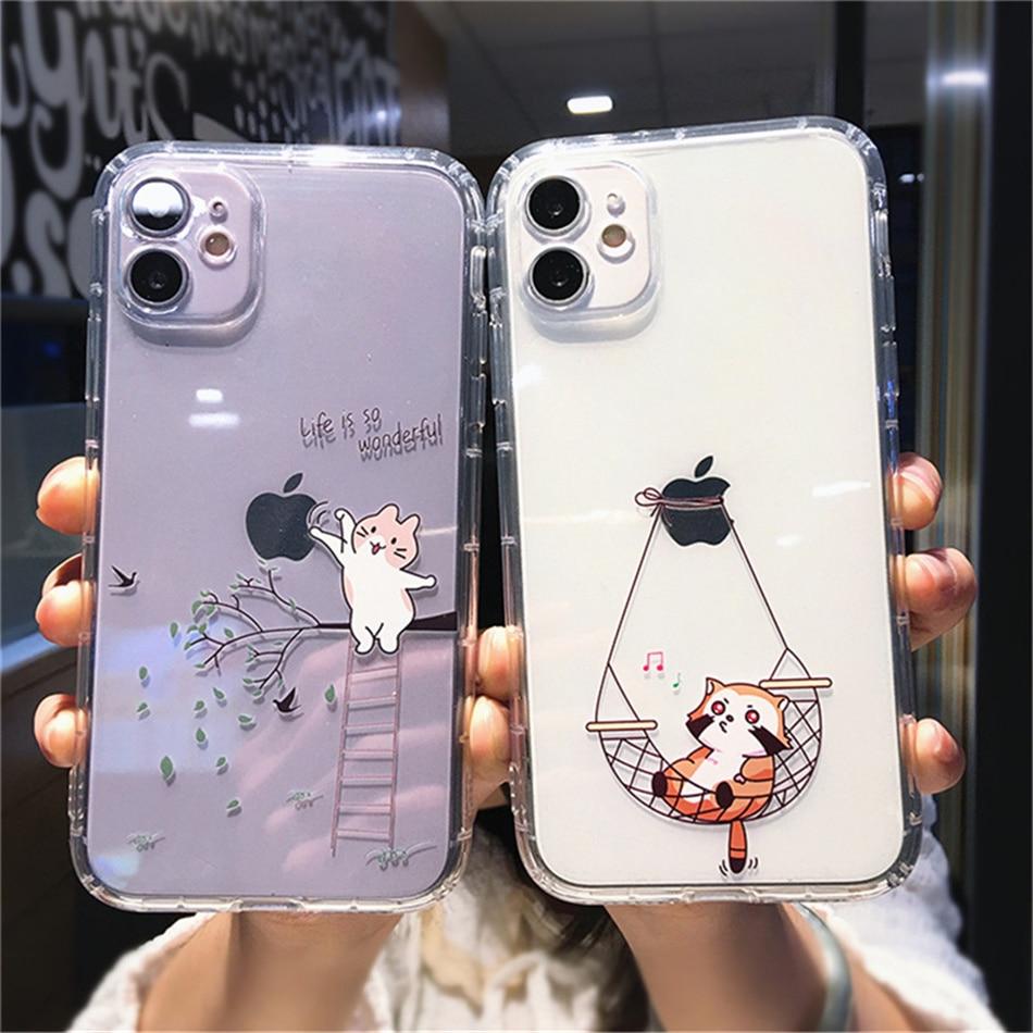 Vogueen Cute Cat Painting iPhone Case
