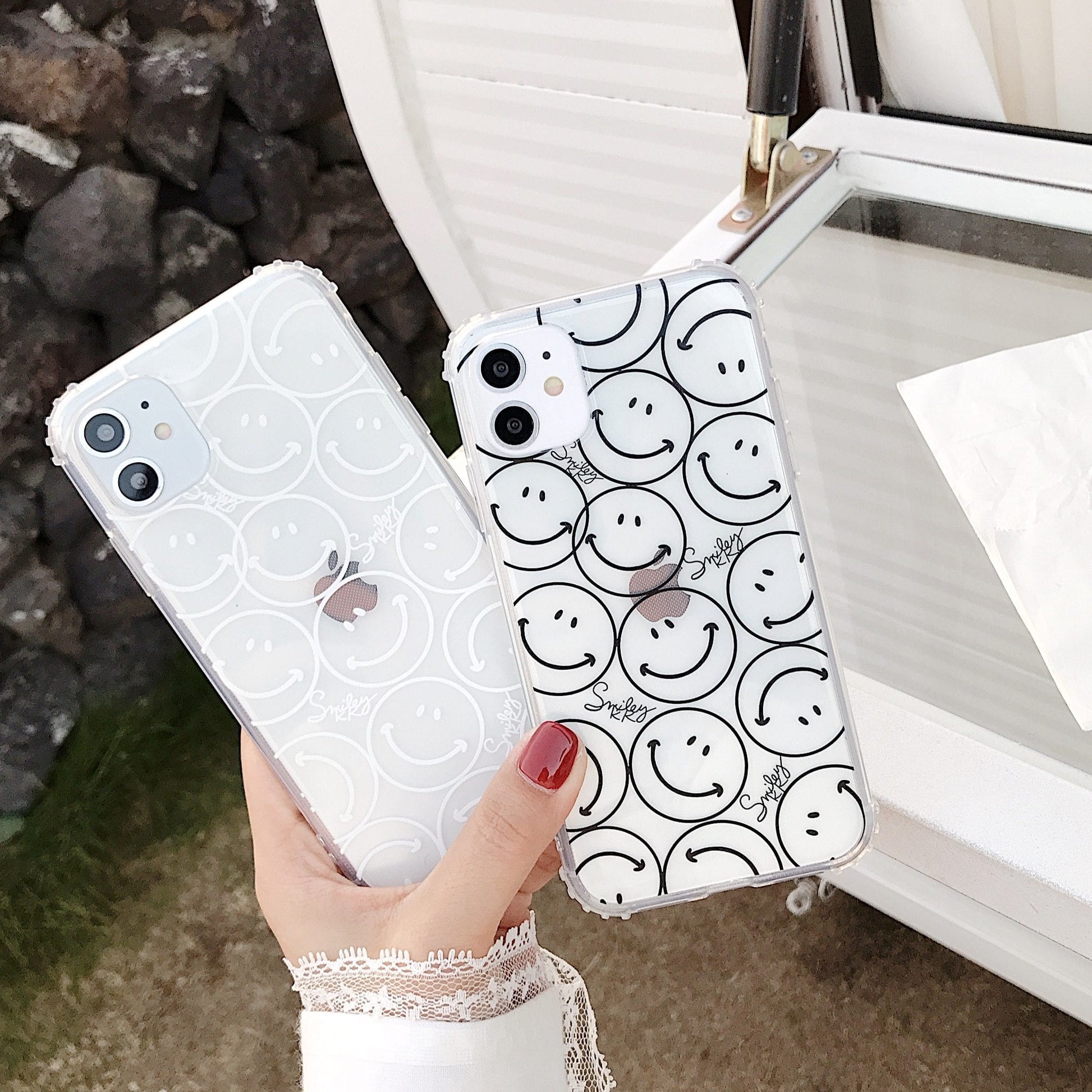 New Cute Smiley iPhone Case – Vogueen New Cute Smiley iPhone Case – Vogueen