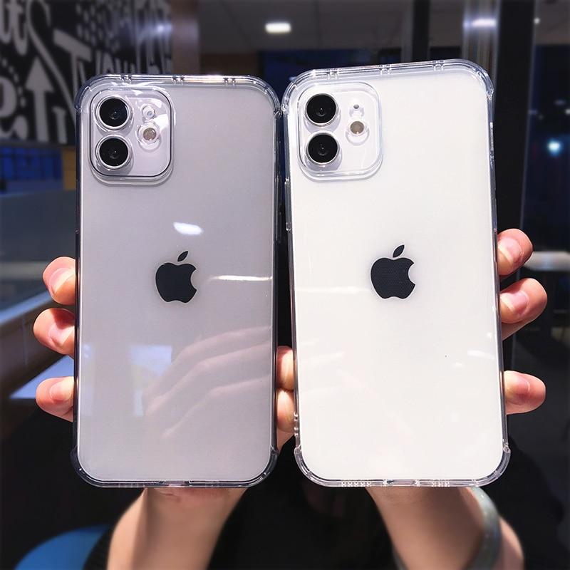 Vogueen Transparent Camera Protection iPhone Case