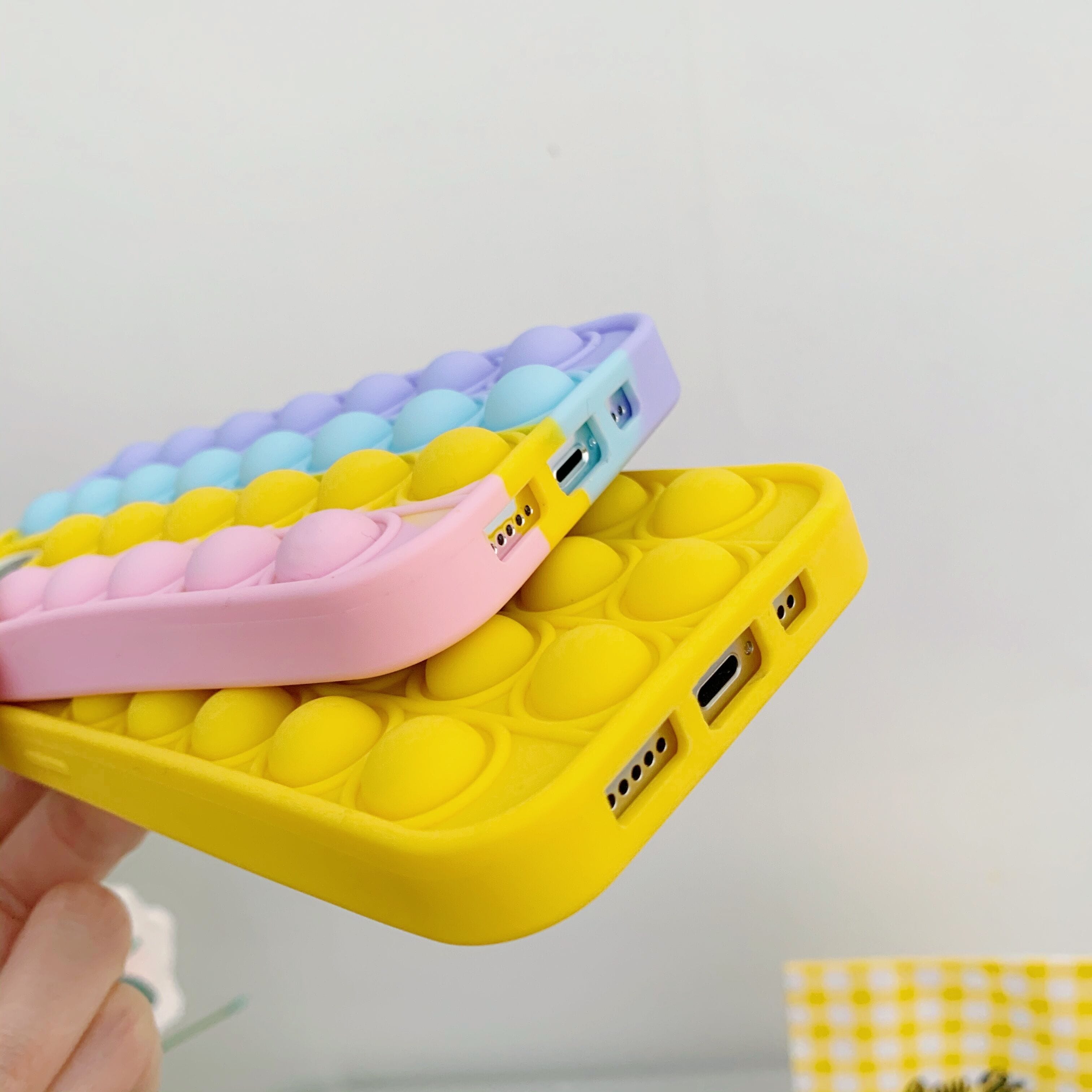 Iphone 11 Fidget Toys Pop It Phone Case Push Pop Bubble Fidget