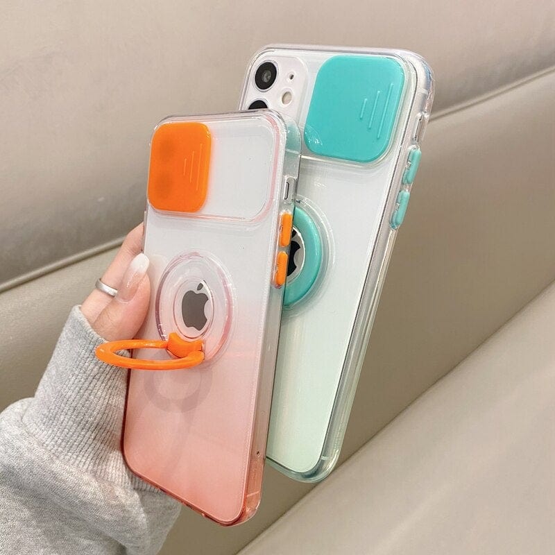 Vogueen Gradient Camera Protection iPhone Case