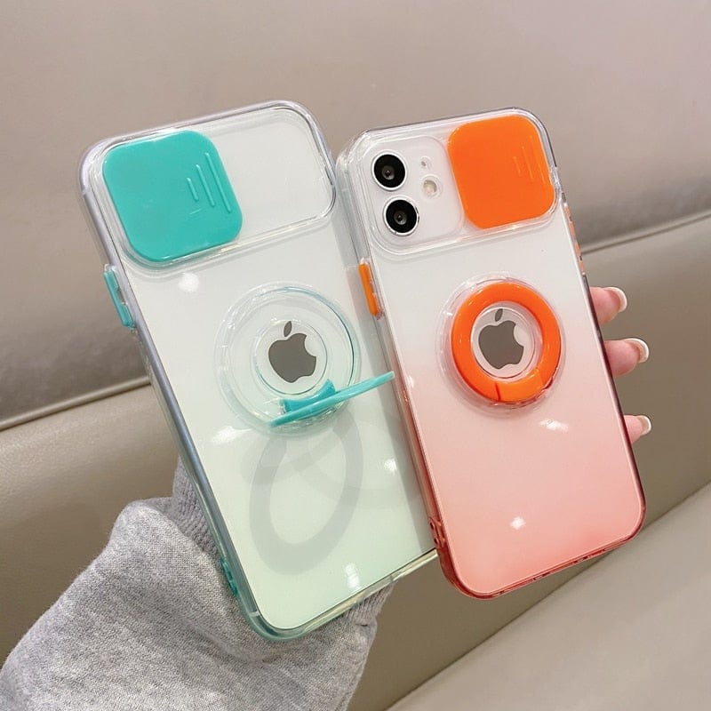 Vogueen Gradient Camera Protection iPhone Case