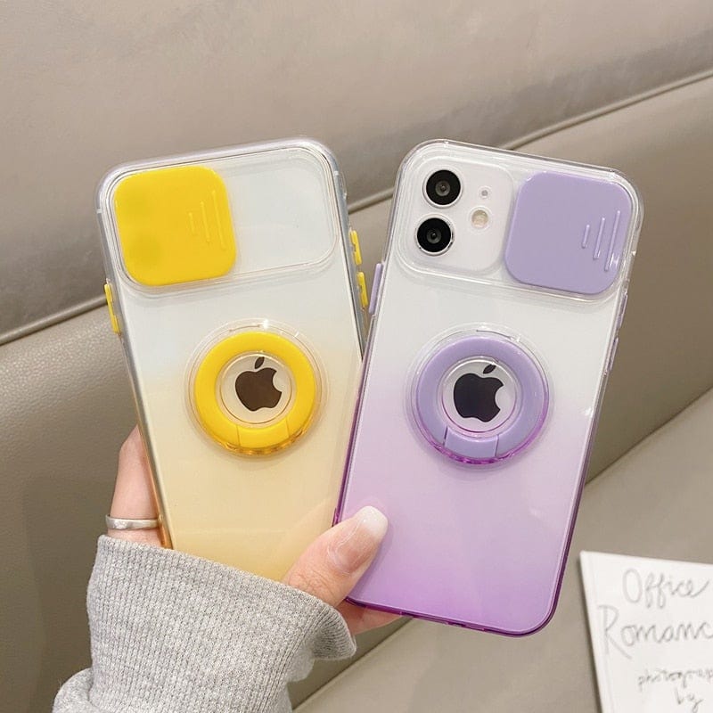 Vogueen Gradient Camera Protection iPhone Case