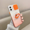 Vogueen For iPhone 11Pro Max / Orange Gradient Camera Protection iPhone Case