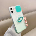 Vogueen For iPhone 11 Pro / Green Gradient Camera Protection iPhone Case